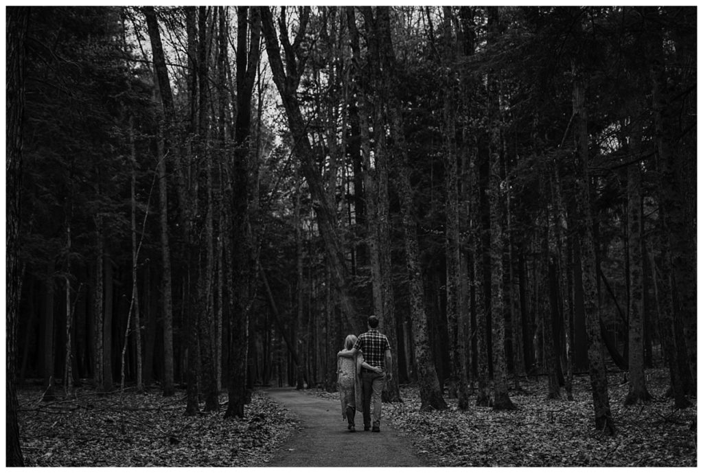 Tara + Patrick Engaged // Hartwick Pines State Park, Grayling, Michigan