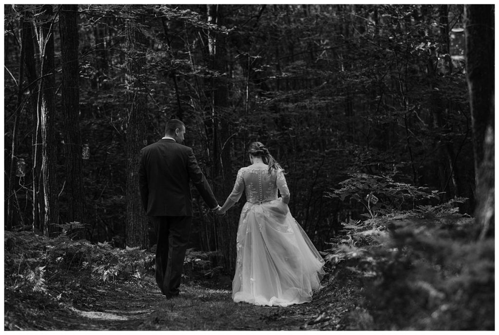 Wedding In The Woods | Anna + Jesse | Saint Helen, MI