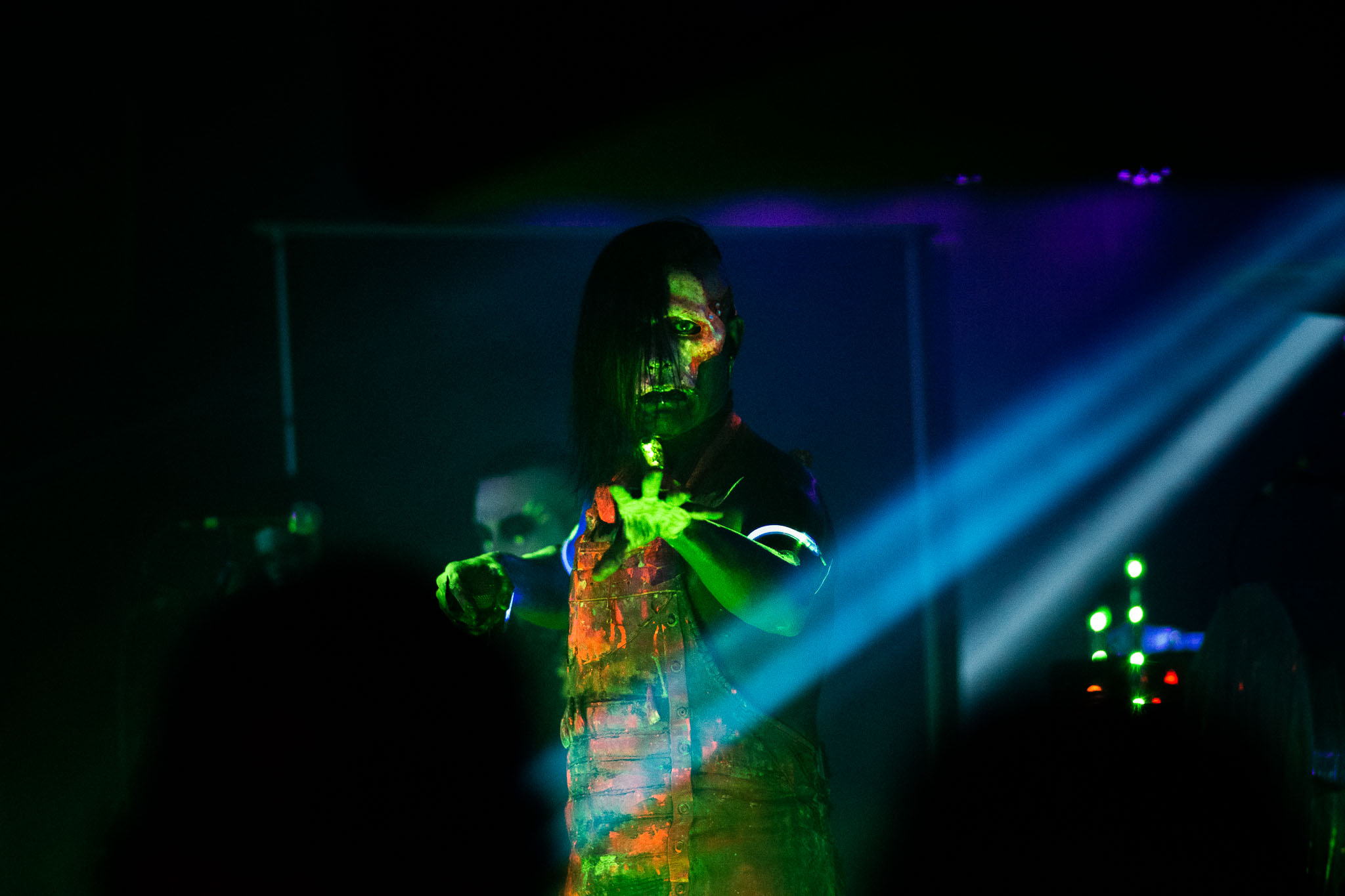 Wednesday 13 on stage at The Machine Shop
