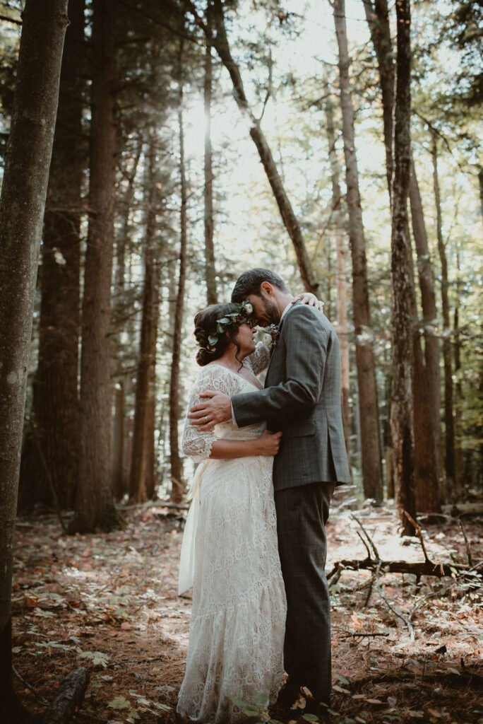 Vow Renewal Ceremony at Hartwick Pines State Park in Grayling, Michigan