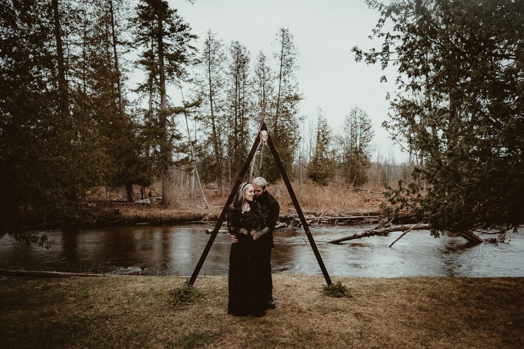 A Magical Northern Michigan Nordic Style Vow Renewal